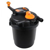 Bio Pressure Pond Filter, Up to 1600 Gallons, with 13W UV-C Light, 1580 GPH, Pressurized Biological Pond Filter System Filtration Equipment for Fountain Pool, Koi Fish Aquarium Tank Garden Water